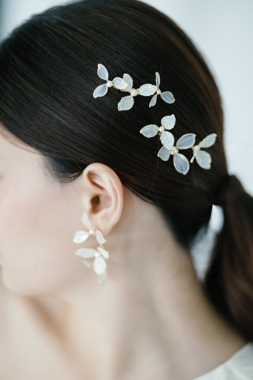 Frosted Petal Combs