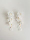 Chiffon Flower Earrings – Full