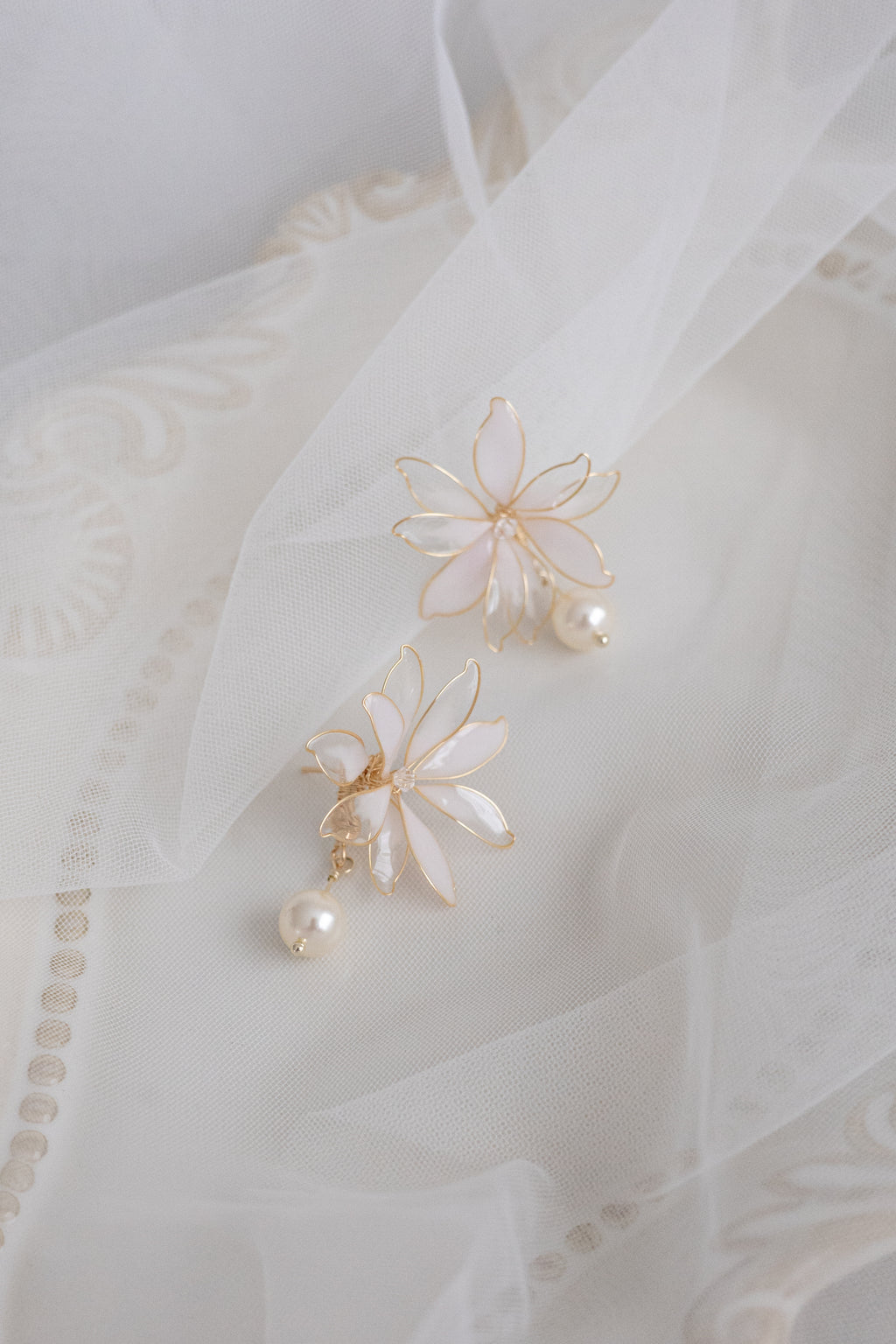 Petal Pearl Earrings