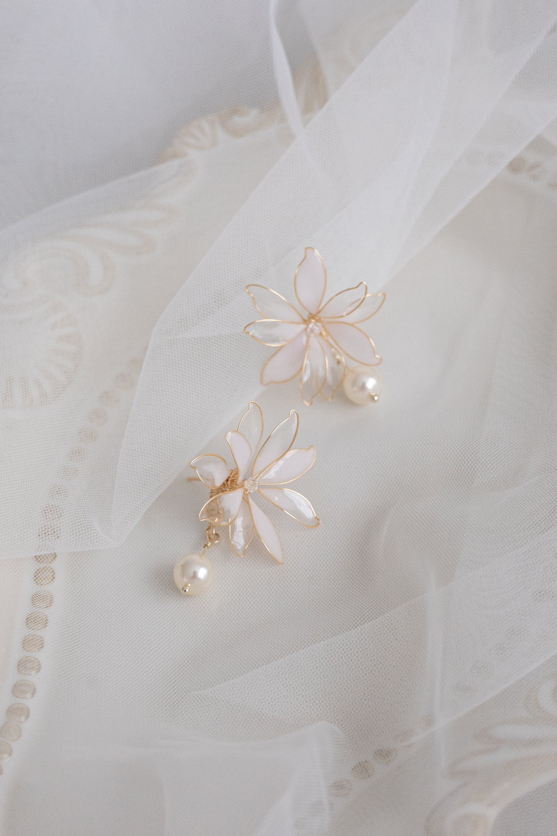 Petal Pearl Earrings